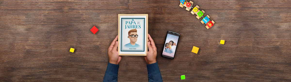 Personalisierte Freebies für Papa