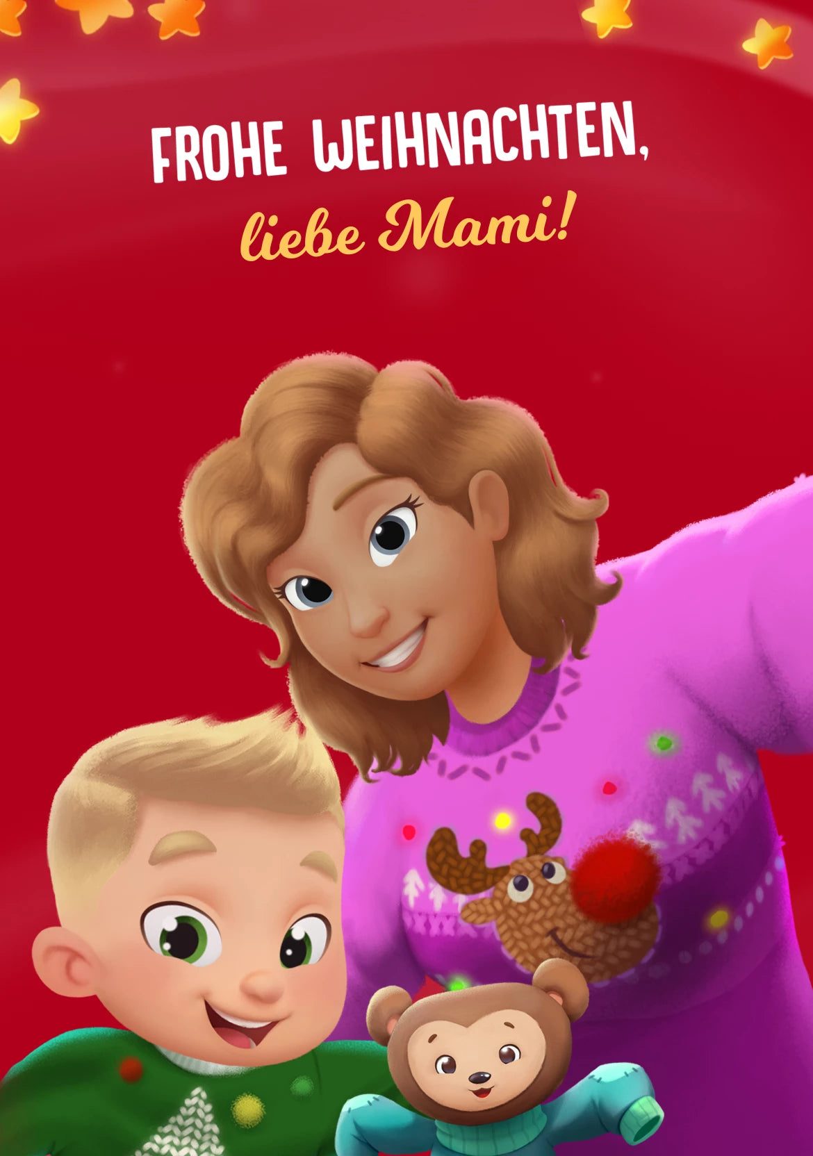Frohe Weihnachten, Mami – deine Kleine