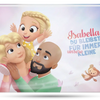 Das Cover des personalisierten Buches für Familien von Hurra Helden. 