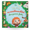 Das Cover für das beste Geschenk für Mädchen zu Weihnachten, ein personalisiertes Buch von Hurra Helden. 