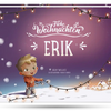 Das Cover für das Weihnachtsbuch für Kinder, ein perfektes Geschenk, für jede Familie. 