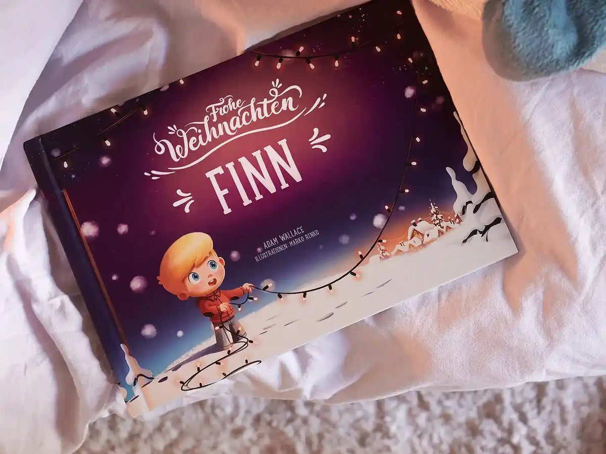 Das schönste Geschenk für Kinder zu Weihnachten, das personalisierte Buch für Kinder von Hurra Helden.  