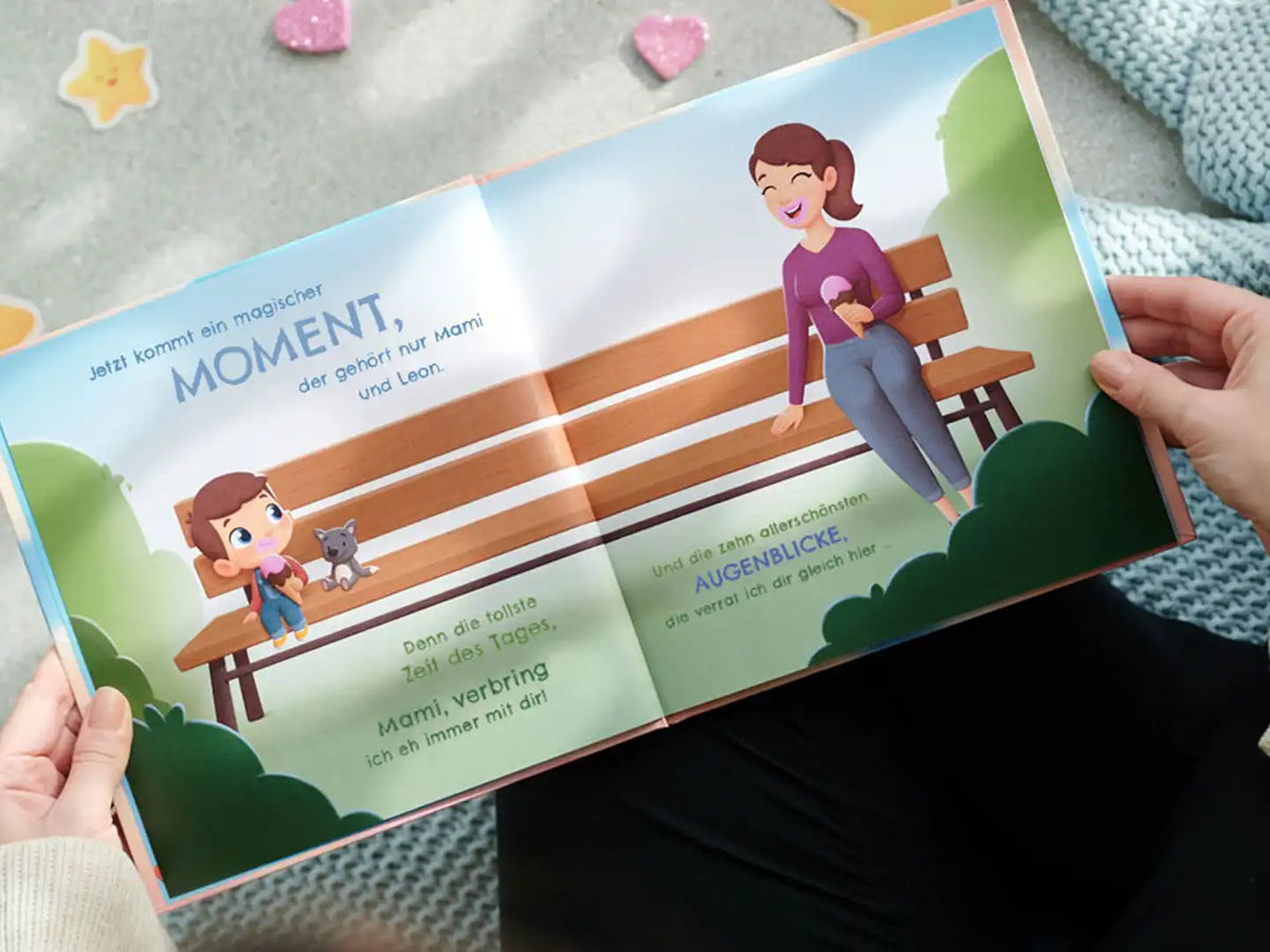 Dieses niedliche kleine personalisierte Buch mit einfachen Reimen wird Mama zeigen, wie sehr du sie liebst.